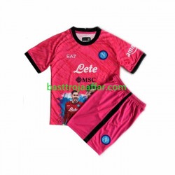 SSC Napoli Face Game Alex Meret 1 Målvakt Barn Hemma Fotbollströja 2022-2023 Kortärmad