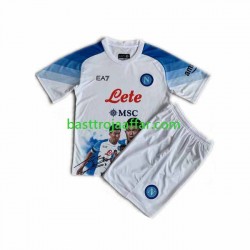 SSC Napoli Face Game Minjae 3 Barn Hemma Fotbollströja 2022-2023 Kortärmad