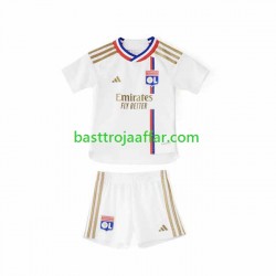Olympique Lyonnais Barn Hemma Fotbollströja 2023-2024 Kortärmad