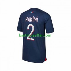 Paris Saint-Germain Hakimi 2 Män Hemma Fotbollströja 2023-2024 Kortärmad Paris Saint-Germain Hakimi 2 Män Hemma Fotbollströja 2023-2024 Kortärmad
