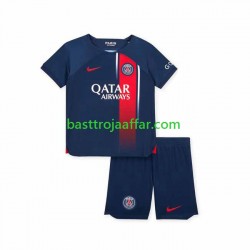 Paris Saint-Germain Barn Hemma Fotbollströja 2023-2024 Kortärmad Paris Saint-Germain Barn Hemma Fotbollströja 2023-2024 Kortärmad