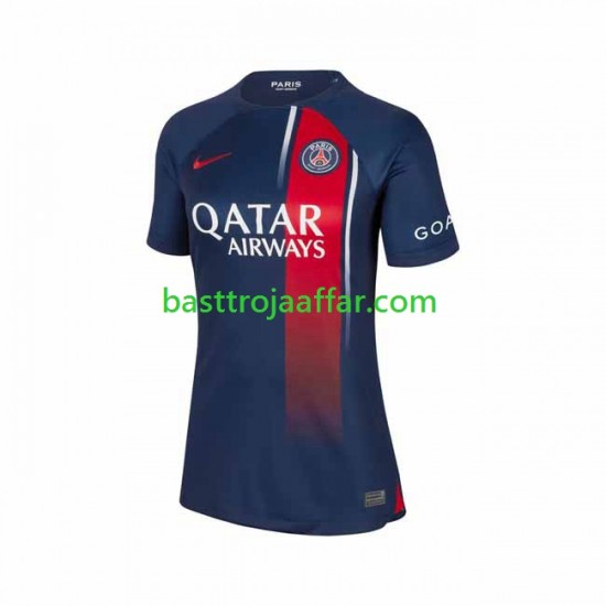 Paris Saint-Germain Dam Hemma Fotbollströja 2023-2024 Kortärmad
