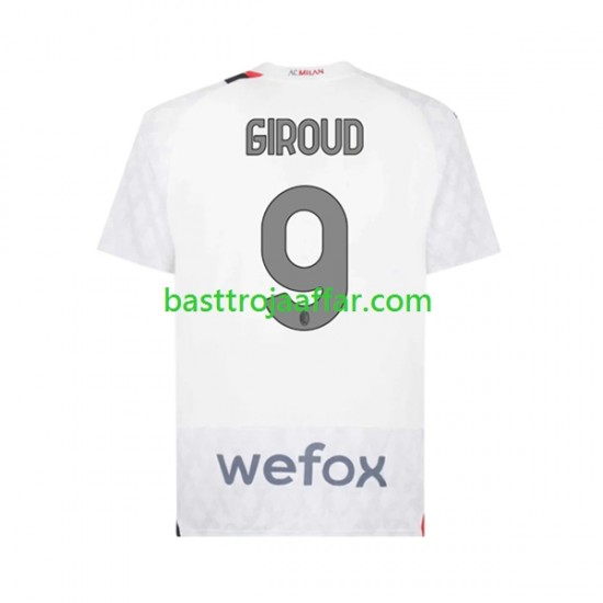AC Milan Olivier Giroud 9 Män Borta Fotbollströja 2023-2024 Kortärmad