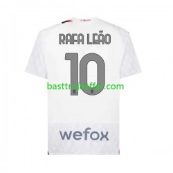 AC Milan Rafael Leao 10 Män Borta Fotbollströja 2023-2024 Kortärmad