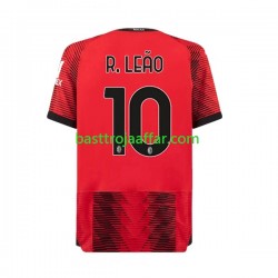 AC Milan Rafael Leao 10 Män Hemma Fotbollströja 2023-2024 Kortärmad