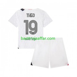 AC Milan Theo 19 Barn Borta Fotbollströja 2023-2024 Kortärmad AC Milan Theo 19 Barn Borta Fotbollströja 2023-2024 Kortärmad
