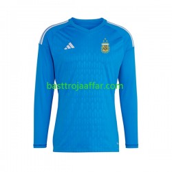 Argentina Målvakt Män Tredje Fotbollströja 2023 Långärmad
