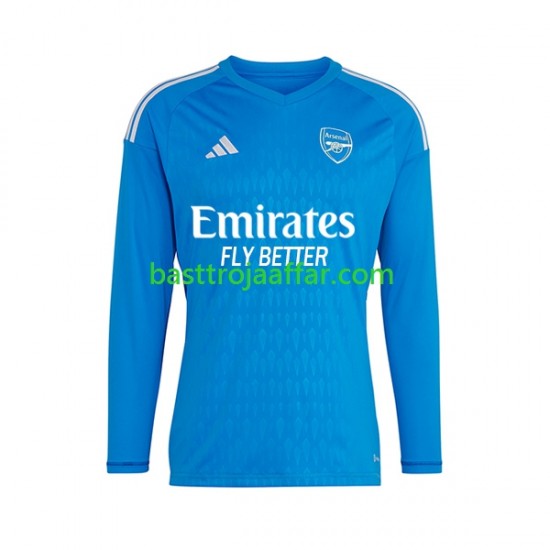 Arsenal Long Målvakt Borta Fotbollströja 2023-2024 Kortärmad
