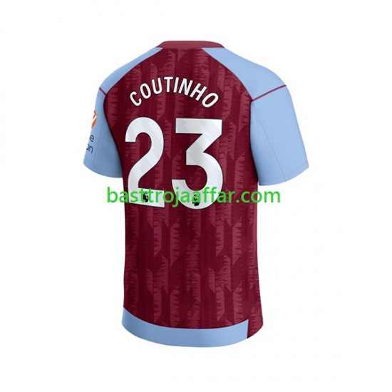 Aston Villa Philippe Coutinho 23 Män Hemma Fotbollströja 2023-2024 Kortärmad
