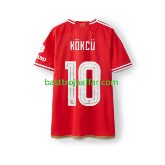 Benfica Orkun Kokcu 10 Män Hemma Fotbollströja 2023-2024 Kortärmad