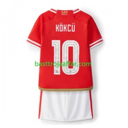 Benfica Orkun Kokcu 10 Barn Hemma Fotbollströja 2023-2024 Kortärmad