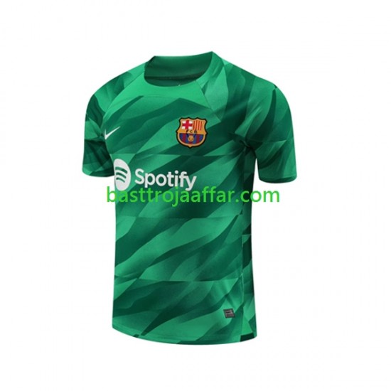 FC Barcelona Målvakt Män Hemma Fotbollströja 2023-2024 Kortärmad