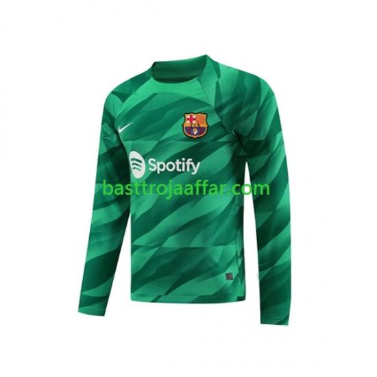FC Barcelona Ter Stegen 1 Målvakt Män Hemma Fotbollströja 2023-2024 Långärmad