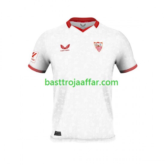 Sevilla FC Män Hemma Fotbollströja 2023-2024 Kortärmad