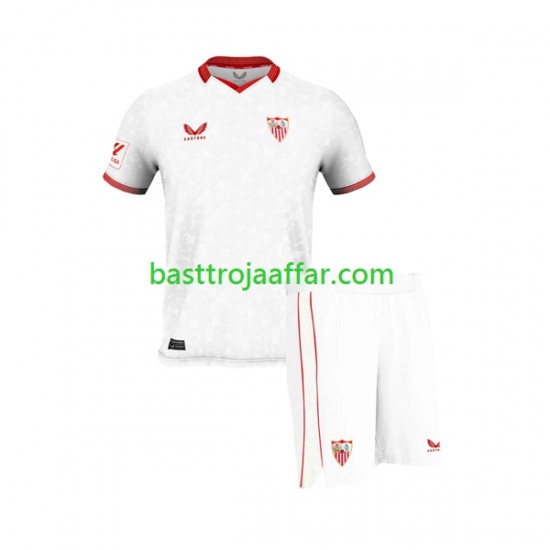 Sevilla FC Barn Hemma Fotbollströja 2023-2024 Kortärmad
