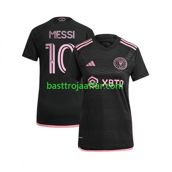 Inter Miami Lionel Messi 10 Dam Borta Fotbollströja 2023 Kortärmad