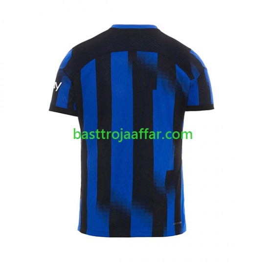 Inter Milan Män Hemma Fotbollströja 2023-2024 Kortärmad