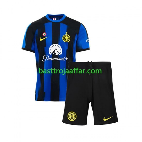 Inter Milan Barn Hemma Fotbollströja 2023-2024 Kortärmad
