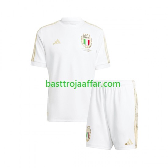 Italien Anniversary Barn Hemma Fotbollströja 2023 Kortärmad