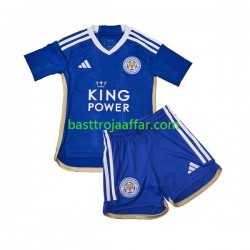 Leicester City Barn Hemma Fotbollströja 2023-2024 Kortärmad Leicester City Barn Hemma Fotbollströja 2023-2024 Kortärmad