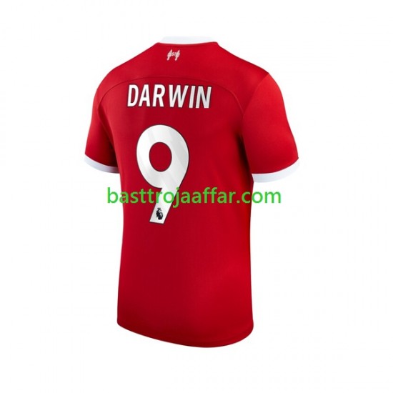 Liverpool Darwin Nunez 9 Män Hemma Fotbollströja 2023-2024 Kortärmad