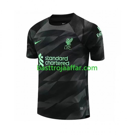 Liverpool Målvakt Män Borta Fotbollströja 2023-2024 Kortärmad