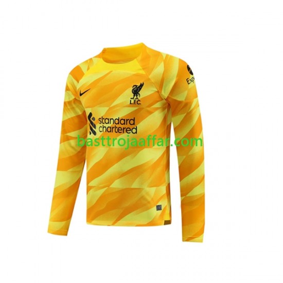 Liverpool Målvakt Män Tredje Fotbollströja 2023-2024 Långärmad