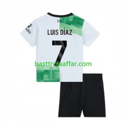 Liverpool Luis Diaz 7 Barn Borta Fotbollströja 2023-2024 Kortärmad