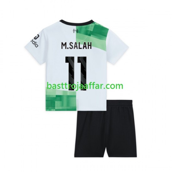 Liverpool M.Salah 11 Barn Borta Fotbollströja 2023-2024 Kortärmad