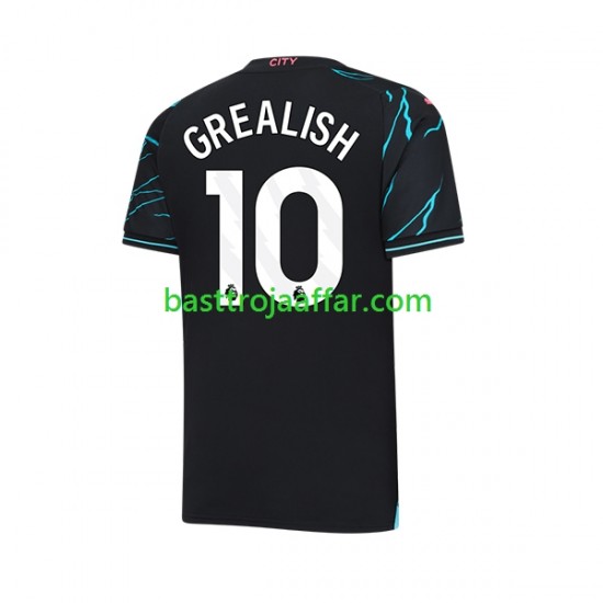 Manchester City Jack Grealish 10 Män Tredje Fotbollströja 2023-2024 Kortärmad