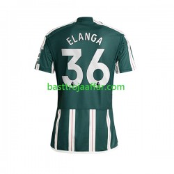 Manchester United Anthony Elanga 36 Män Borta Fotbollströja 2023-2024 Kortärmad