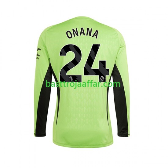Manchester United Andre Onana 24 Målvakt Män Hemma Fotbollströja 2023-2024 Långärmad