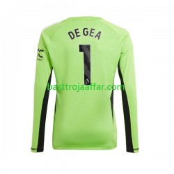 Manchester United De Gea 1 Målvakt Män Hemma Fotbollströja 2023-2024 Långärmad