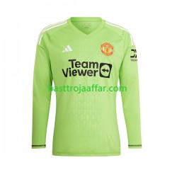 Manchester United Målvakt Män Hemma Fotbollströja 2023-2024 Långärmad