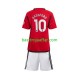 Manchester United Marcus Rashford 10 Barn Hemma Fotbollströja 2023-2024 Kortärmad