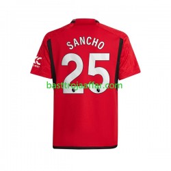 Manchester United Sancho 25 Män Hemma Fotbollströja 2023-2024 Kortärmad