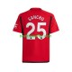 Manchester United Sancho 25 Män Hemma Fotbollströja 2023-2024 Kortärmad