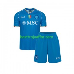 SSC Napoli Barn Hemma Fotbollströja 2023-2024 Kortärmad SSC Napoli Barn Hemma Fotbollströja 2023-2024 Kortärmad