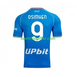 SSC Napoli OSIMHEN 9 Män Hemma Fotbollströja 2023-2024 Kortärmad