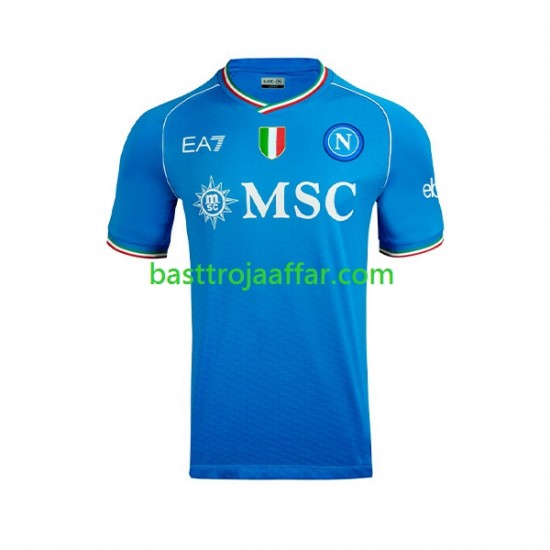 SSC Napoli OSIMHEN 9 Män Hemma Fotbollströja 2023-2024 Kortärmad
