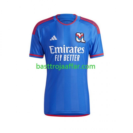Olympique Lyonnais Män Borta Fotbollströja 2023-2024 Kortärmad