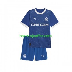 Olympique de Marseille Barn Borta Fotbollströja 2023-2024 Kortärmad Olympique de Marseille Barn Borta Fotbollströja 2023-2024 Kortärmad