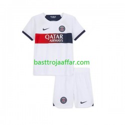 Paris Saint-Germain Barn Borta Fotbollströja 2023-2024 Kortärmad Paris Saint-Germain Barn Borta Fotbollströja 2023-2024 Kortärmad