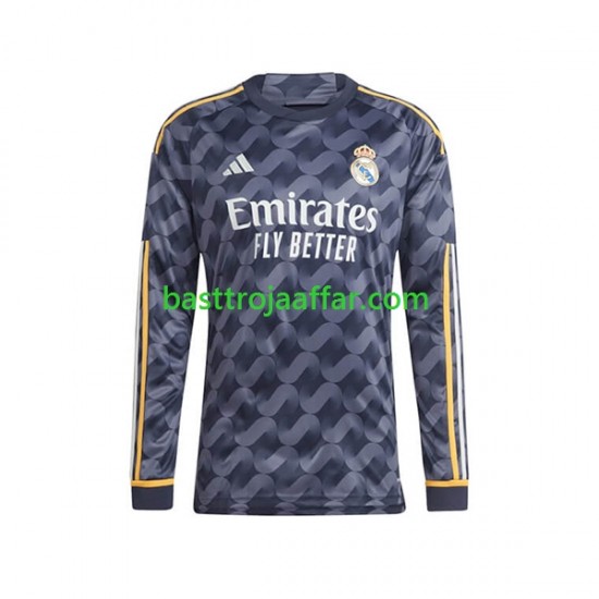 Real Madrid Män Borta Fotbollströja 2023-2024 Långärmad