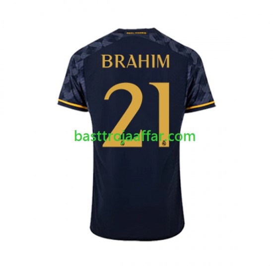 Real Madrid Brahim Diaz 21 Män Borta Fotbollströja 2023-2024 Kortärmad