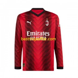 AC Milan Män Hemma Fotbollströja 2023-2024 Långärmad