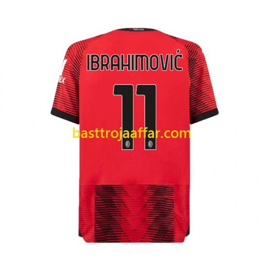 AC Milan Ibrahimović 11 Män Hemma Fotbollströja 2023-2024 Kortärmad