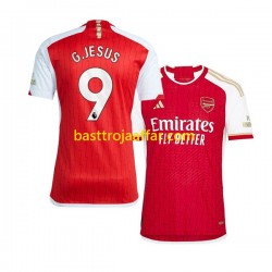 Arsenal Gabriel Jesus 9 Män Hemma Fotbollströja 2023-2024 Kortärmad