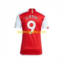 Arsenal Gabriel Jesus 9 Män Hemma Fotbollströja 2023-2024 Kortärmad