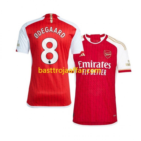 Arsenal Martin Odegaard 8 Män Hemma Fotbollströja 2023-2024 Kortärmad